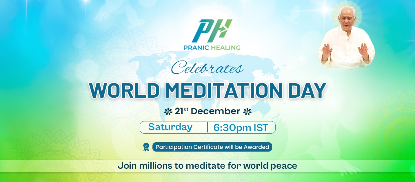 World Meditation Day Banner